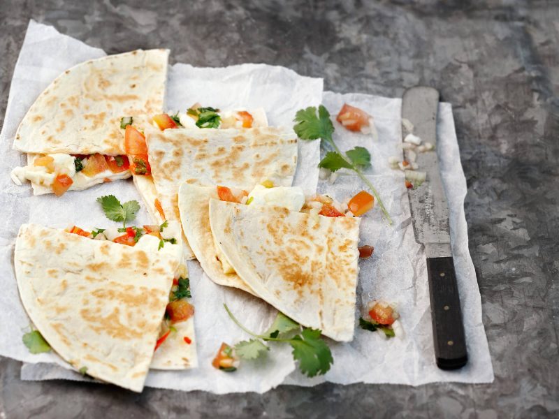 Kotijuustoquesadilla