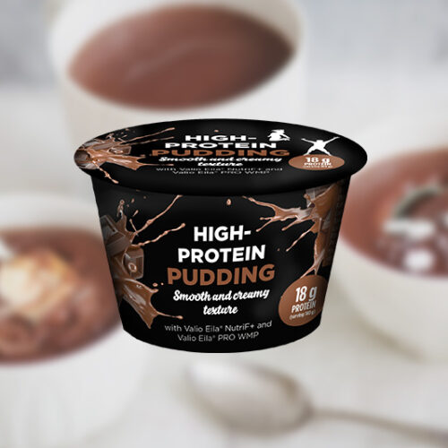 High-protein pudding.