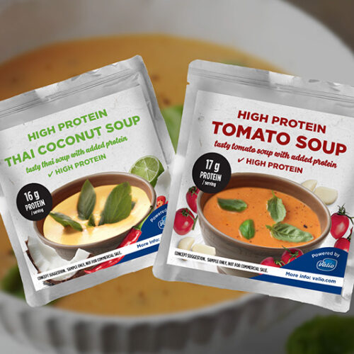 High-protein soups.