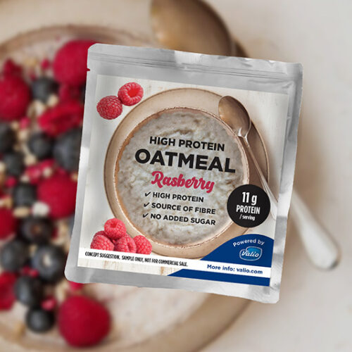 High-protein oatmeal.